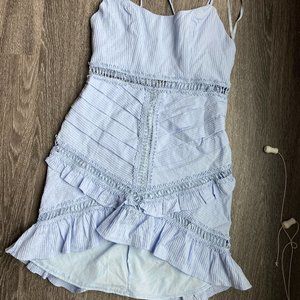 Hello Molly baby blue strappy dress